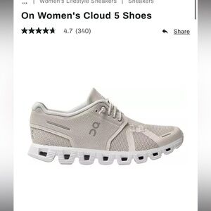 Size 8.5 cloud 5 onclouds